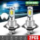 thumbnail image 1 of 2x H7 Led 6000k Super White 110w 4000lm Fog Light Kit Low Beam Bulb Kit, 1 of 5