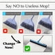 thumbnail image 3 of Fiudx Fregona Inteligente para El Hogar, 2 En 1, Mopa Plana de Microfibra Húmeda y Seca, con Base Giratoria de 180°, Mango Extensible Ergonómico, Limpieza Versátil de Pisos, Uso En Casa y Oficina, Di, 3 of 6