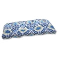 thumbnail image 1 of Pillow Perfect Outdoor Santa Maria Wicker Loveseat Cushion, Azure, 1 of 4