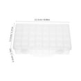 thumbnail image 2 of LIFKOME Transparent Viewing Bead Organizer Box Transparent PP 1 Set for DIY Activities, 2 of 8