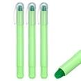 thumbnail image 1 of Green Gel Highlighters, 3 Pack Gel High Lighters No Bleeds Highliters Pens Wax Crayon Neon Clear View Bright Marker Pen Twist Up Gel Stick Cute for Books Office Adults, 1 of 6