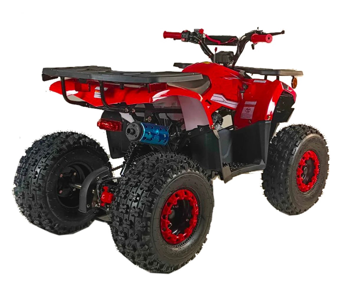 HHH Brand New 125cc ATV with Automatic Transmission w/Reverse, LED Headlights, Electric Start, Big 19"/18" Tires-Tree Camo