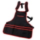 thumbnail image 1 of Delantal funciones de Trabajo de Tela Oxford Bolsillo Accesorios de ejercicio Acuáticos Acampada Negro + rojo, 1 of 8