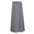 thumbnail image 4 of JAKANYQ Woman's Skirts High Waist Midi Vintage French Pleated A-Line Flared Slimming Fashion Skirt Midi-Length Beautiful, 4 of 8