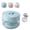 Blue, variant on All-in-One Retainer Storage Case, Denture Cleaning Cup with Removable Basket, Portable Mouth Guard Storage Container, Travel Storage Organizer for Daily Care(Pink)