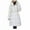 White, variant on MuZeFu Winter Coat Ladies Thicken Warm Down Cotton Jackets Women's Fall And Winter Long Sleeved Warm Cotton Jacket Bread