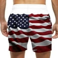 thumbnail image 5 of Miqool Mens 3D American Flag Swim Trunks Quick Dry Board Shorts Hawaii Beach Shorts Swimming Shorts Swimwear Bathing Suits with Pockets, 5 of 7