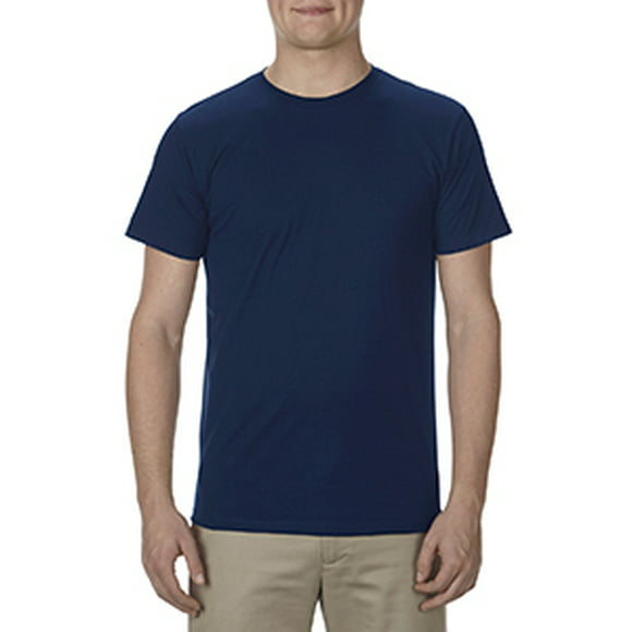 T-Shirt en Coton à Manches Longues - Bleu Marine - S