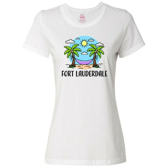 Inktastic Summer Vacation in Fort Lauderdale Women's T-Shirt