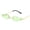 fire-green f, variant on Cross-border European and American new style personalized rimless sunglasses with flame-shaped colorful ocean lenses for foreign trade