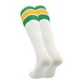 thumbnail image 2 of TCK Retro 3 Stripe Tube Socks (Kelly Green/Gold, Medium), 2 of 2
