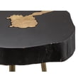 thumbnail image 3 of Timber Black and Brass Side Table By TOV Furniture, 3 of 5