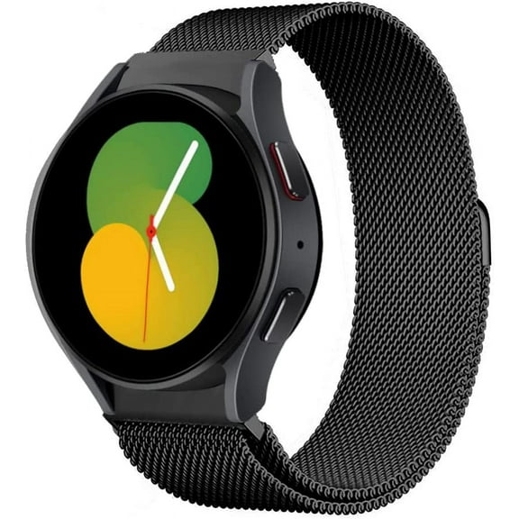 KOMI Bands for Samsung Galaxy Watch 6/5/4/7/FE Band 40mm 44mm/Classic 47mm 43mm 46mm 42mm Women/Men,Magnetic Loop Strap for Samsung Galaxy watch 5 Pro band 45mm,No Gap Metal Mesh Correa Wristband