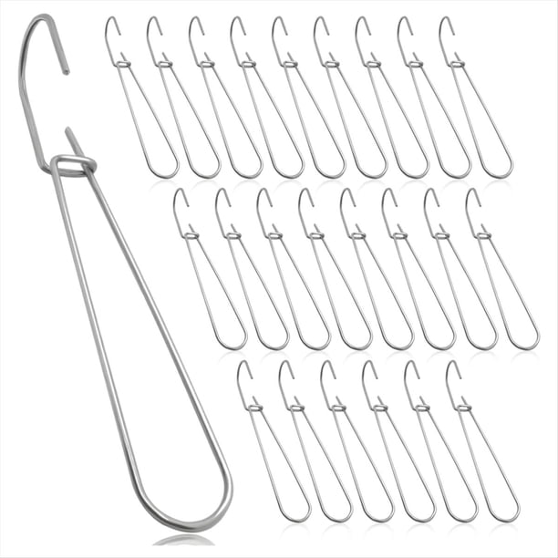 de 24 Piezas Perchas de de Metal 7,3 Pulgadas Fabricación de Patrones de Costura Almacenamiento de Papel Gancho para Colgar