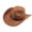Khaki, variant on Women's Jazz Hat, Wide Brim Suede Texture Hat with Beaded Band and Tassel, Cotton Polyester Sun Cap for Dance Party, Stage Performance, Daily Wear, Vintage Boho Style Accessory, Brown