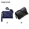 thumbnail image 4 of Qarigey Bolso de hombro para mujer, bandolera de Color sólido, bolso de almacenamiento, estuche de viaje, cierre de cremallera, bolsos de moda para Carteras Negro Pequeño Qarigey AP013844-04, 4 of 6