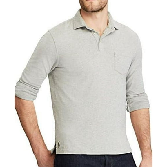 Polo Ralph Lauren Hampton Cotton Sport Shirt, Grey - XLarge