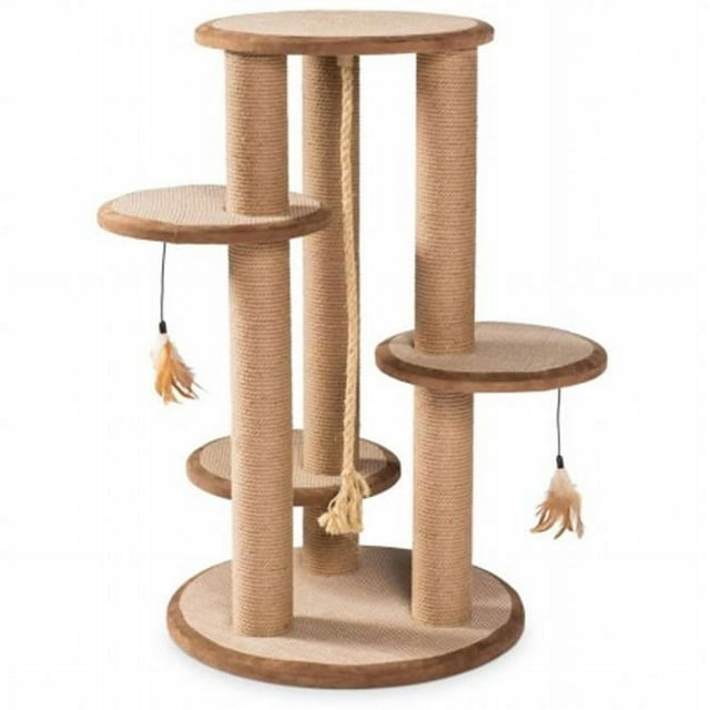 Prevue Hendryx 7150 Kitty Power Paws Poteau à Griffer pour Chat à Plusieurs Niveaux
