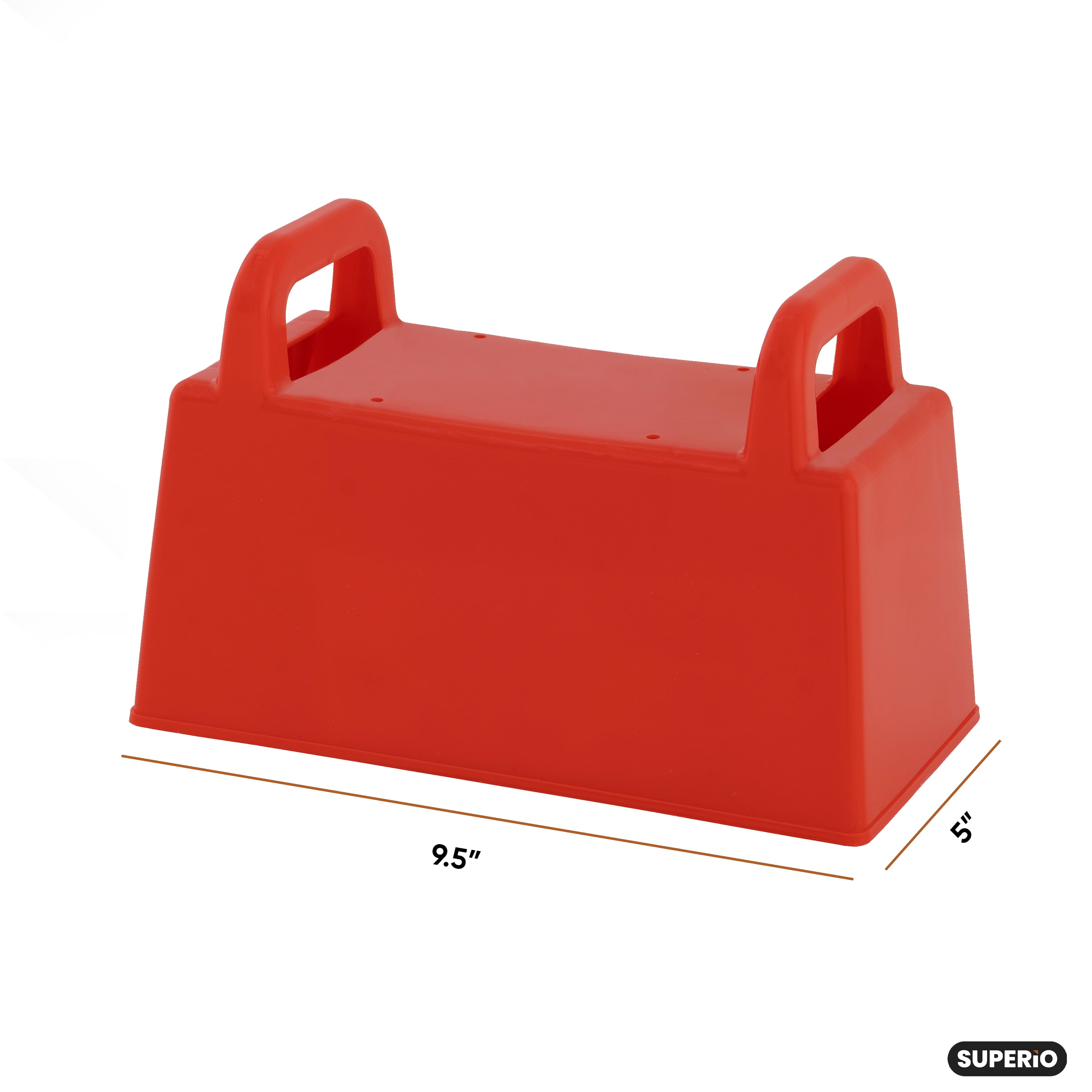 Superio Snow Sand Beach Toys Snow Brick Mold Sand Castle Block, 3 Red, 3 Blue