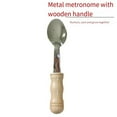 thumbnail image 6 of JingChun Clearance Under $2.00 Metal Musical Spoon with Wooden Handle Irish Folk Percussion Spoons Portable Music Spoon for Adults and Children Easy To Use, 6 of 9