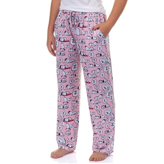 Peanuts Snoopy Pajamas Women's Sleeping Snoopy Adult Lounge Sleep Pants