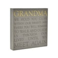thumbnail image 1 of Plaque Carrée Commémorative « Thoughts of You » - Grand-Maman, 1 of 3