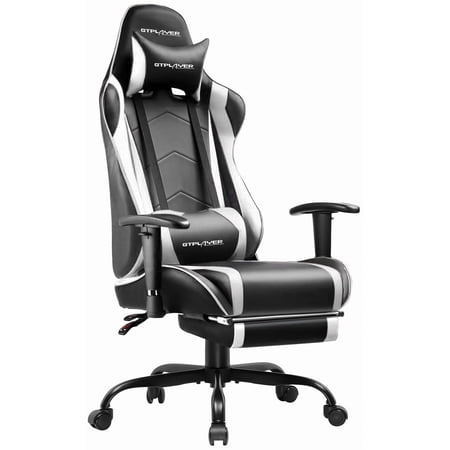 gtplayer gaming chair with footrest product