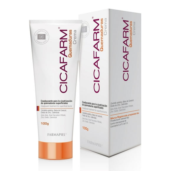 Crema Coadyuvante Farmapiel Cicafarm Quemaduras 100g Crema Regeneradora