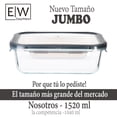 thumbnail image 2 of Contenedores de VIDRIO, Recipientes para Alimentos, Tapas Cierre Fácil y Herméticas a prueba de fugas, Cocina, Horno, Refrigerador, Congelador (SET 18 RECIPIENTES (36 PCS)), 2 of 7