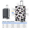 thumbnail image 3 of Cauagu Daisies Flowers Print Travel Luggage Cover,Travel Dust-proof Suitcase Cover Softside Suitcase Protector for 18-32inch,Not Included Suitcase, 3 of 8