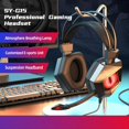 thumbnail image 2 of Auriculares para Juegos con Cable y Micrófono para , para , para , para Switch, PC, Ordenador, Portátil, Auriculares A, 2 of 5