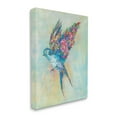 thumbnail image 3 of Stupell Industries Botanical Swallow Floral Blossom Wings Bird Painting Painting Gallery Wrapped Canvas Print Wall Art, Design by Lisa Morales, 3 of 7