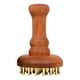 thumbnail image 3 of Cepillo de masaje corporal de madera de mano con 29 dientes de latón, herramienta de meridianos para salón de belleza, para adultos, viajes, familia,, 3 of 8