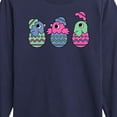 thumbnail image 3 of Instant Message - Chicks In Eggs - Toddler And Youth Long Sleeve Graphic T-Shirt, 3 of 6