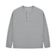 thumbnail image 4 of Camiseta de manga larga con cuello redondo para niño, informal, de color liso, 4 of 6