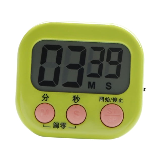 Multi Function Electronic Timer Big LED Display Learning Management Timer for Work StudyGreen