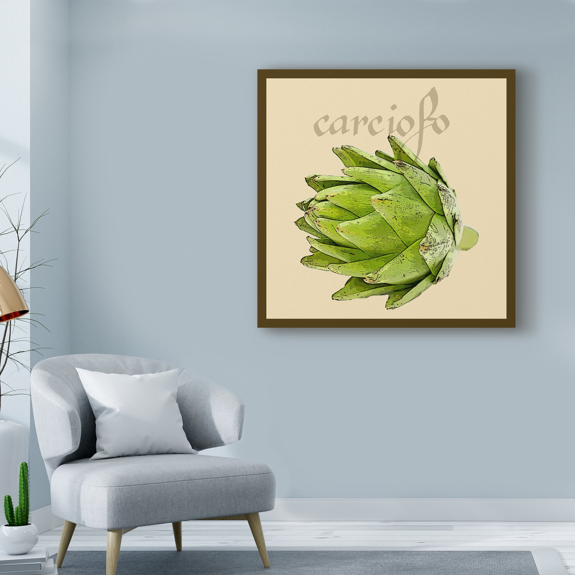 Trademark Fine Art 'Italian Vegetable VIII' Canvas Art by Vision Studio