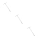 thumbnail image 5 of Matsuzay T-shaped Transparent Ruler Scale Students Teacher Carpenters Tool Measuring Draftsmen Layout Rulers Professional Drafting Type1 NO1, 5 of 6