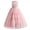 Pink, variant on Girls Flower Vintage Lace Princess Long Dress for Kids Tulle Pageant Formal Party Wedding Floor Dance Evening Gown 12-13 Years Green