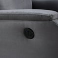 thumbnail image 3 of MAYEERTY Power Recliner Single Chair with USB Charge Port for Bedroom & Reading Room, 35*30*40"Gray, 3 of 8