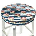 thumbnail image 3 of Lsque Popcorn Round Bar chair cushion covers Velvet Fabric Premium Comfort Protects from Scratches and Stains for 14-17 Inch Chair- 14 inch, 3 of 7