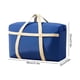 thumbnail image 3 of Bolsas De Almacenamiento No Tejidas Bolsa de viaje de gran capacidad (80 x 55 x 25 cm), impermeable, de tela no tejida, con asas reforzadas para mudanzas y almacenamiento (azul, 1 unidad) JASKFLY, 3 of 8