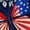 Navy, variant on LWavelet Fourth of July Shirts for Women Short Sleeve Tops V-Neck Casual Patriotic Floral Butterfly Graphic Tee Navy 2XL