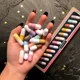 thumbnail image 3 of Capsule Lipstick Set New Mini 12-color Waterproof Non-stick Cup Carry Pill Lipstick Novelty Lips Makeup DIY Lipstick For Women, 3 of 5