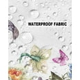 thumbnail image 5 of Waterproof Throw Pillow Covers, Spring Floral Flowers Pink Blue Purple Red Decorative Pillowcase Soft Cushion Case for Patio Couch Tent Balcony, Set of 2 Rectangle, 20"X12", 5 of 6