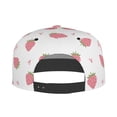 thumbnail image 3 of Uemuo Hand Drawn Strawberry Pattern Women's Baseball Cap,Straight Brim Hat,Golf Dad Hat,Travel Hat,Sun Protection Cap,Everyday Accessory, 3 of 9