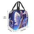 thumbnail image 3 of Disketp Night Sky Winged French Bulldog for Insulated Lunch Bag for Women and Men, Perfect for Work, Hiking, Picnic, 3 of 8