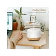 thumbnail image 4 of Aromatherapy Essential Oil Diffuser Room: Humidifier Aroma Scent Cool Mist Diffuser Colorful Lights Wood Cute Small Large Waterless Auto Off Ultrasonic Diffusers Home Bedroom 300ml, 4 of 17