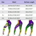 thumbnail image 3 of PMUYBHF Leggings pour Femmes Color Block Graphy Taille Haute Extensible Imprimé Carnaval Festival Leggings Pantalons 6538 S, 3 of 5