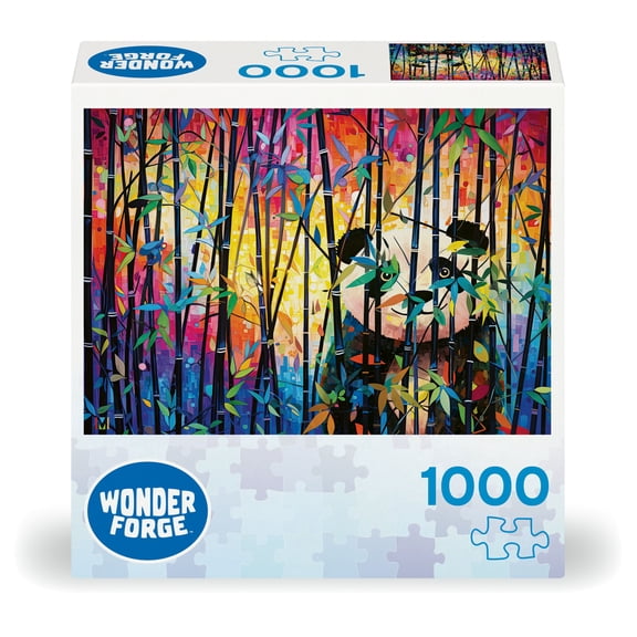 Ravensburger Wonder Forge Puzzle Series - Peekaboo Panda (2024), 1000 Piece Jigsaw Puzzle